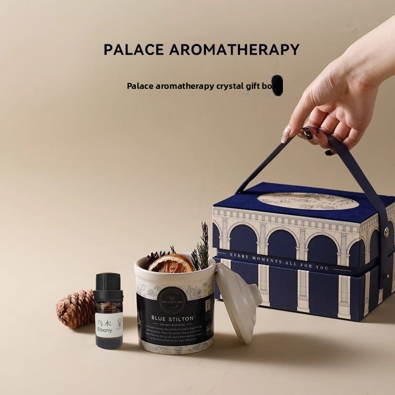 Home Fragrance Gift Box - LZ Retro Aromaterapia Kryształowy Zestaw Prezentowy