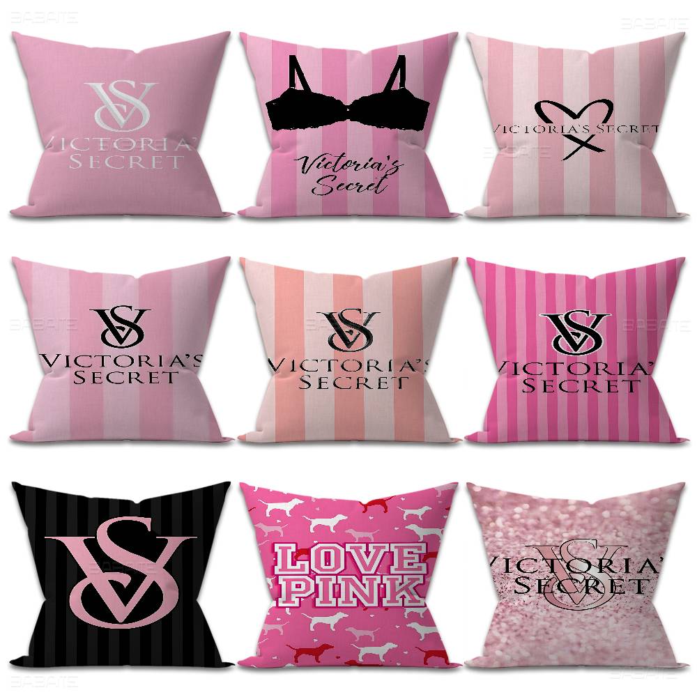 Home Fragrance Victoria Secret - Poszewka na poduszkę V-Victorias-Fashion-S-Secret, prezent, dekoracja