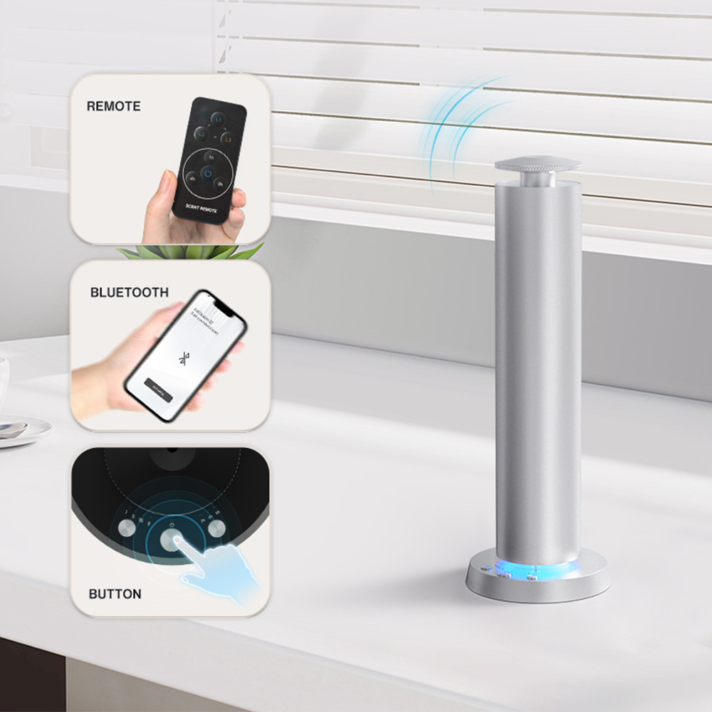 Home Fragrance Essence - Domowy dyfuzor zapachowy Bluetooth, metalowy, na