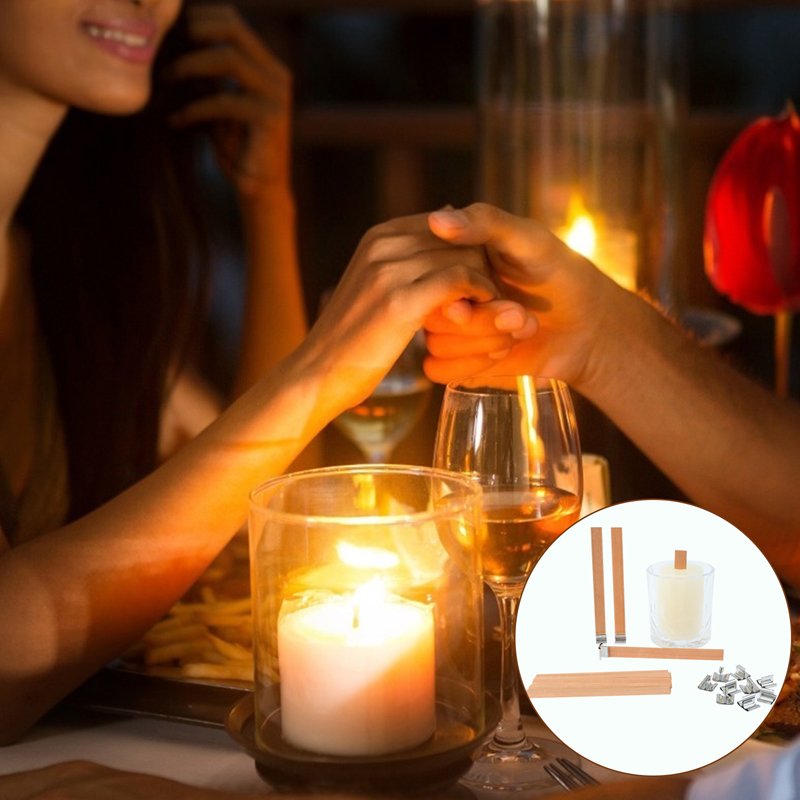 10 zestaw 13cm drewniane świec – Wooden Wick Candle recenzja i cena