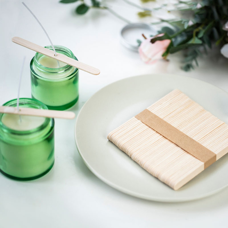 ● 50 SZT. Drewniane Podstawki  – Wooden Wick Candle recenzja i cena