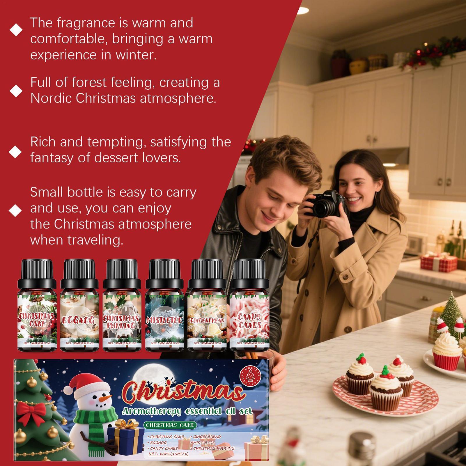 Zestaw 6 olejków zapachowych ś – Xmas Home Fragrance recenzja i cena