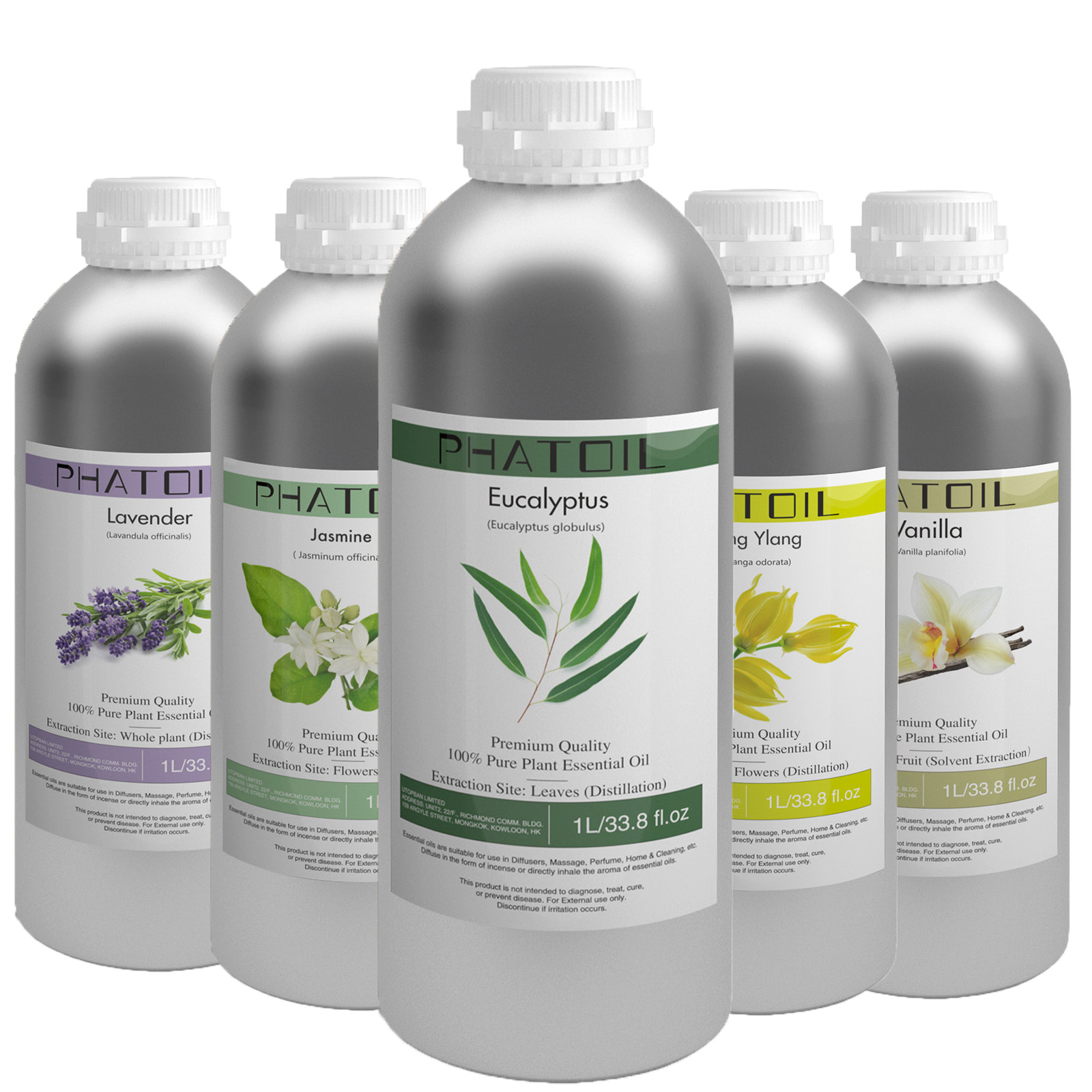 PHATOIL 1000ml Naturalny oleje – Home Fragrance Eucalyptus recenzja i cena