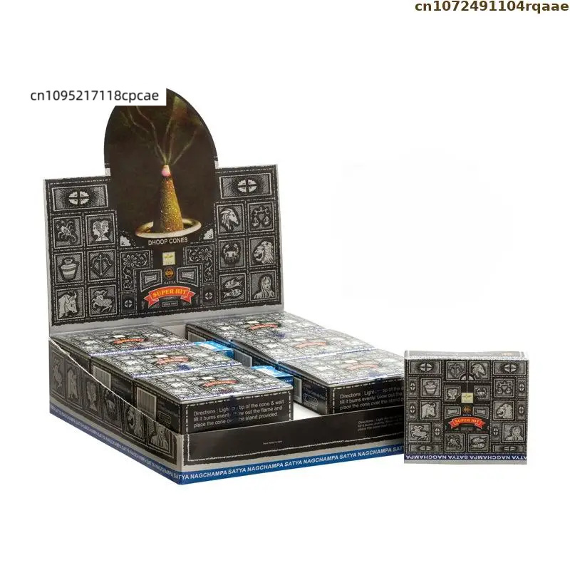SATYA Nag Champa Dhoop Stożki  – Home Fragrance Gift Box recenzja i cena